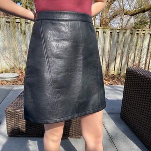 Zara Leather Skirt